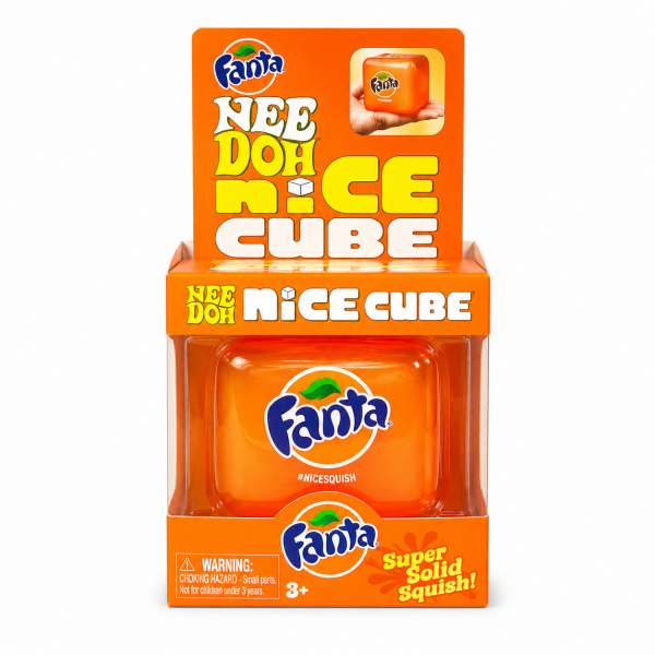 NeeDoh Fanta Nice Cube