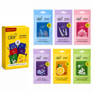 Godrej Aer Power Pocket Air Freshener Pack (6 Pack)